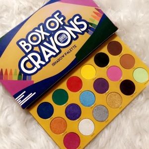 Box of crayon makeup palette